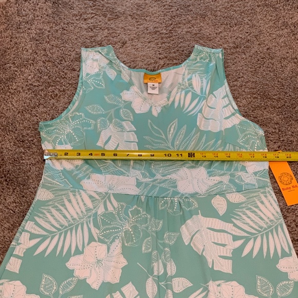 Ruby Rd. Sleevelss Maxi Dress Size Medium Sea Green NWT - Picture 5 of 8